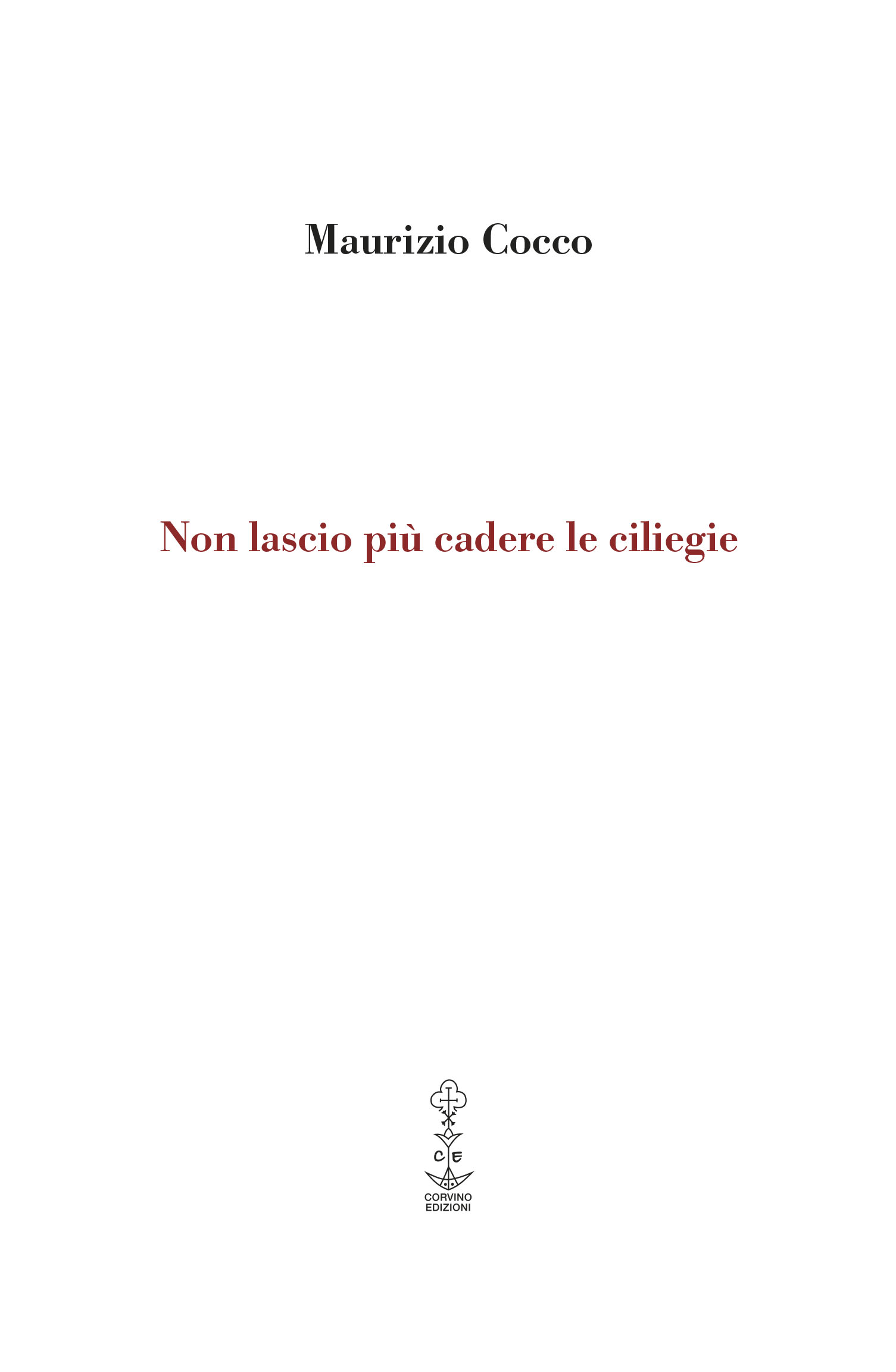 Copertina non lascio più cadere le ciliegie